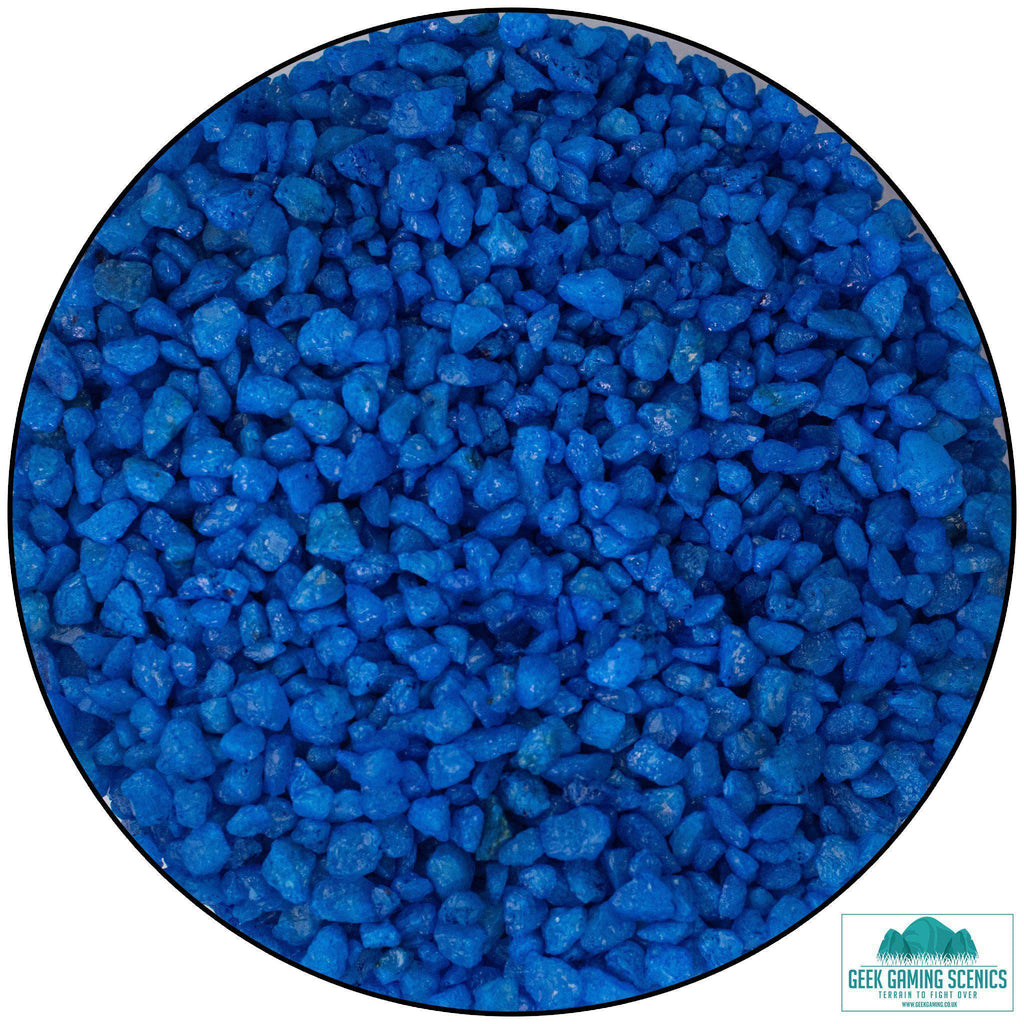 Small Stones 2-3 mm blue (500 g)-Geek Gaming