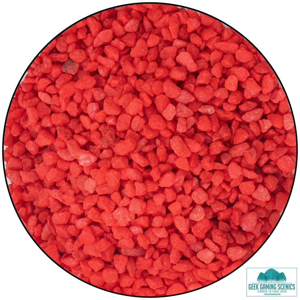 Small Stones 2-3 mm red (500 g)-Geek Gaming